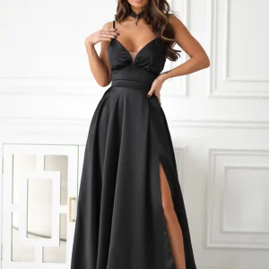Robe longue noire