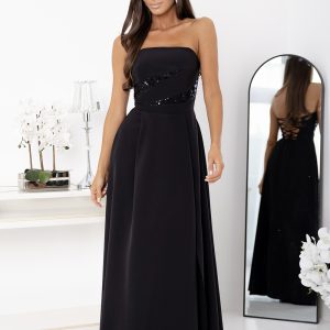 Robe longue noire