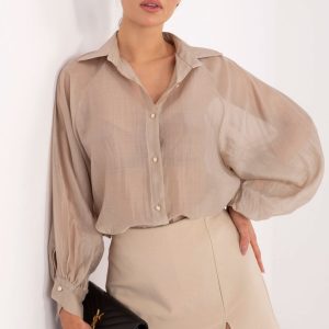 Short-jupe beige