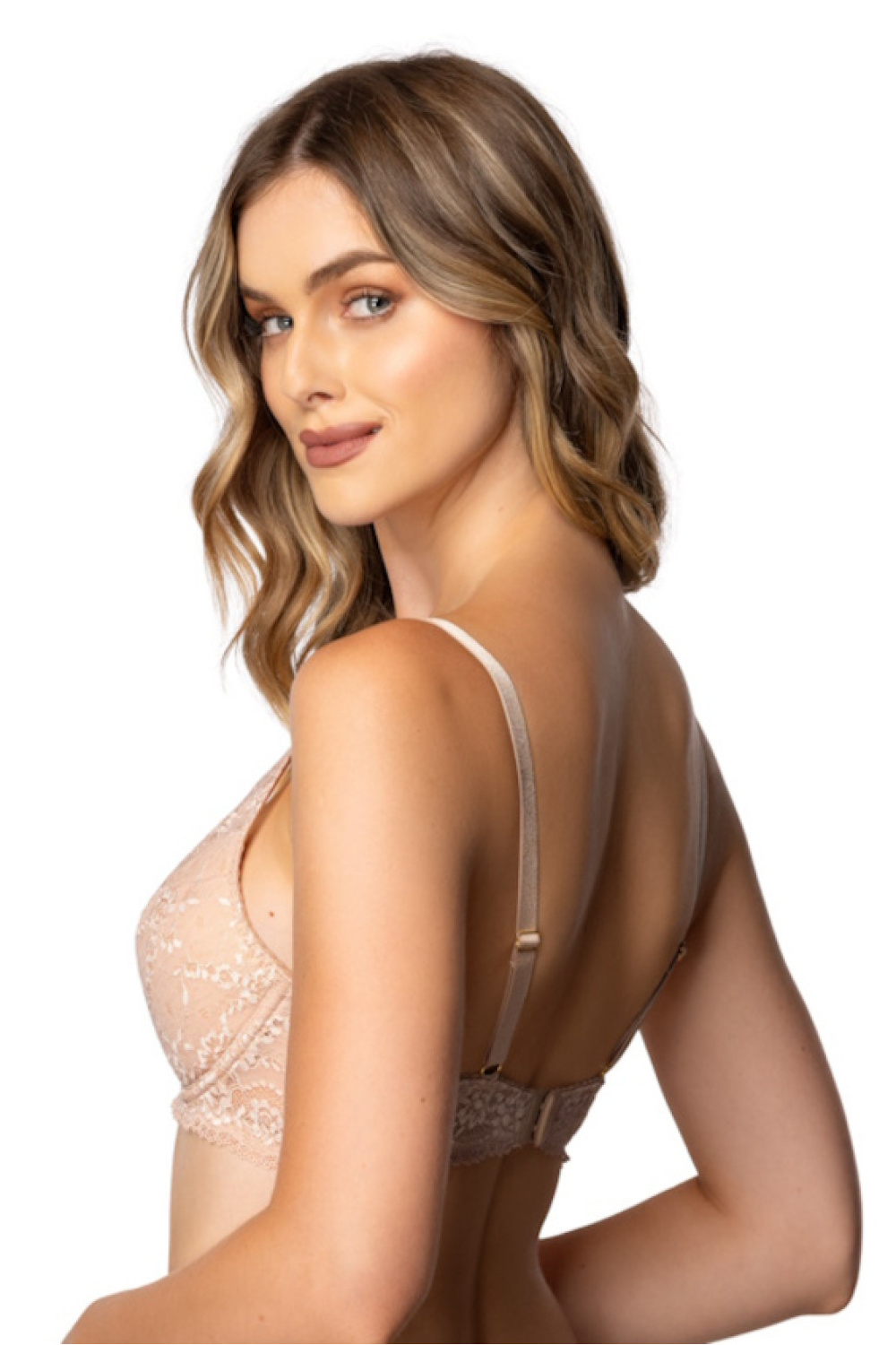 Soutien-gorge push up beige – Image 2
