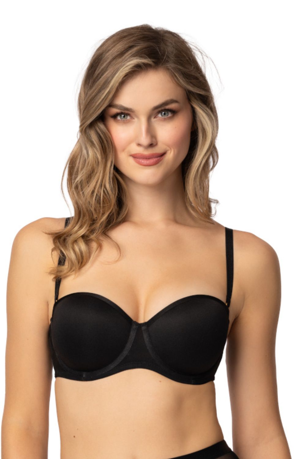 Soutien-gorge sans-bretelles noir – Image 2