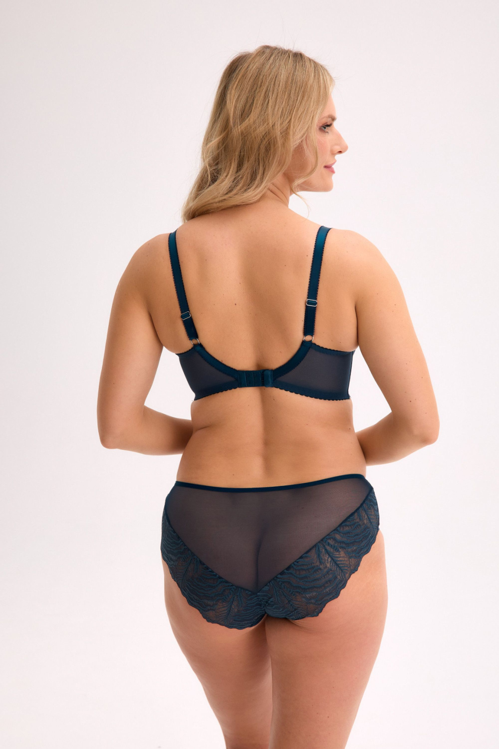 Soutien-gorge semi soft bleu marine – Image 3