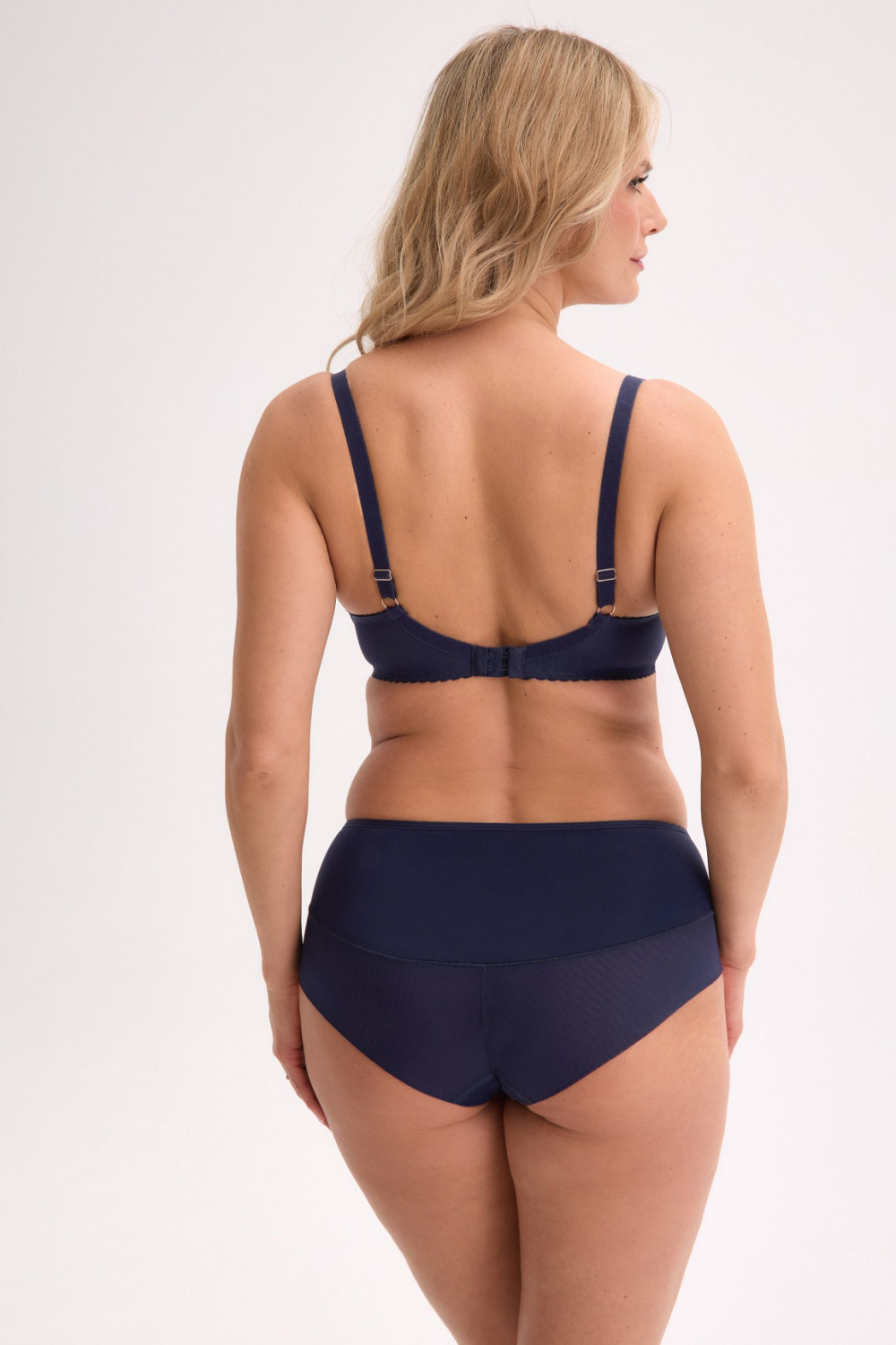 Soutien-gorge semi soft bleu marine – Image 3