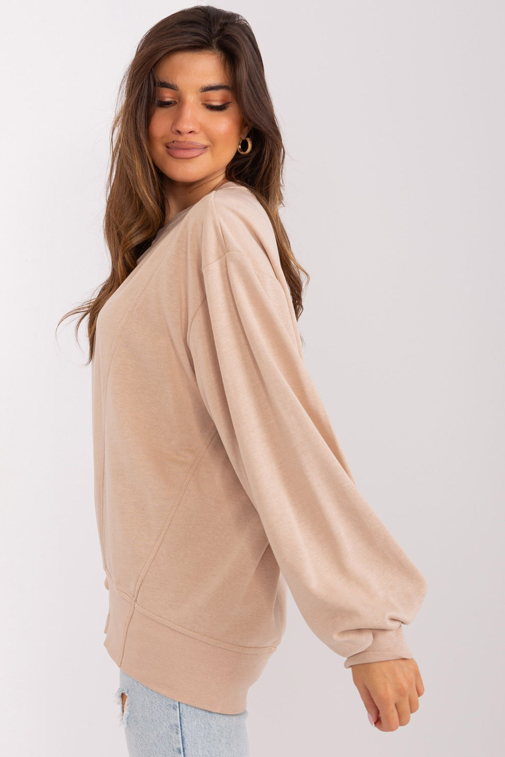 Sweatshirt beige – Image 2