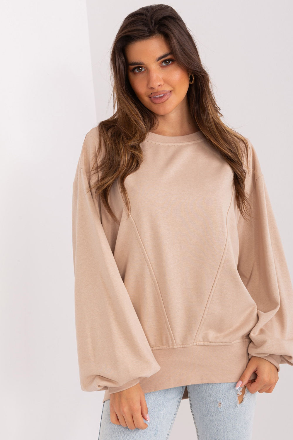 Sweatshirt beige