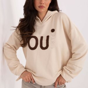 Sweatshirt beige