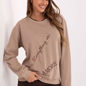 Sweatshirt beige