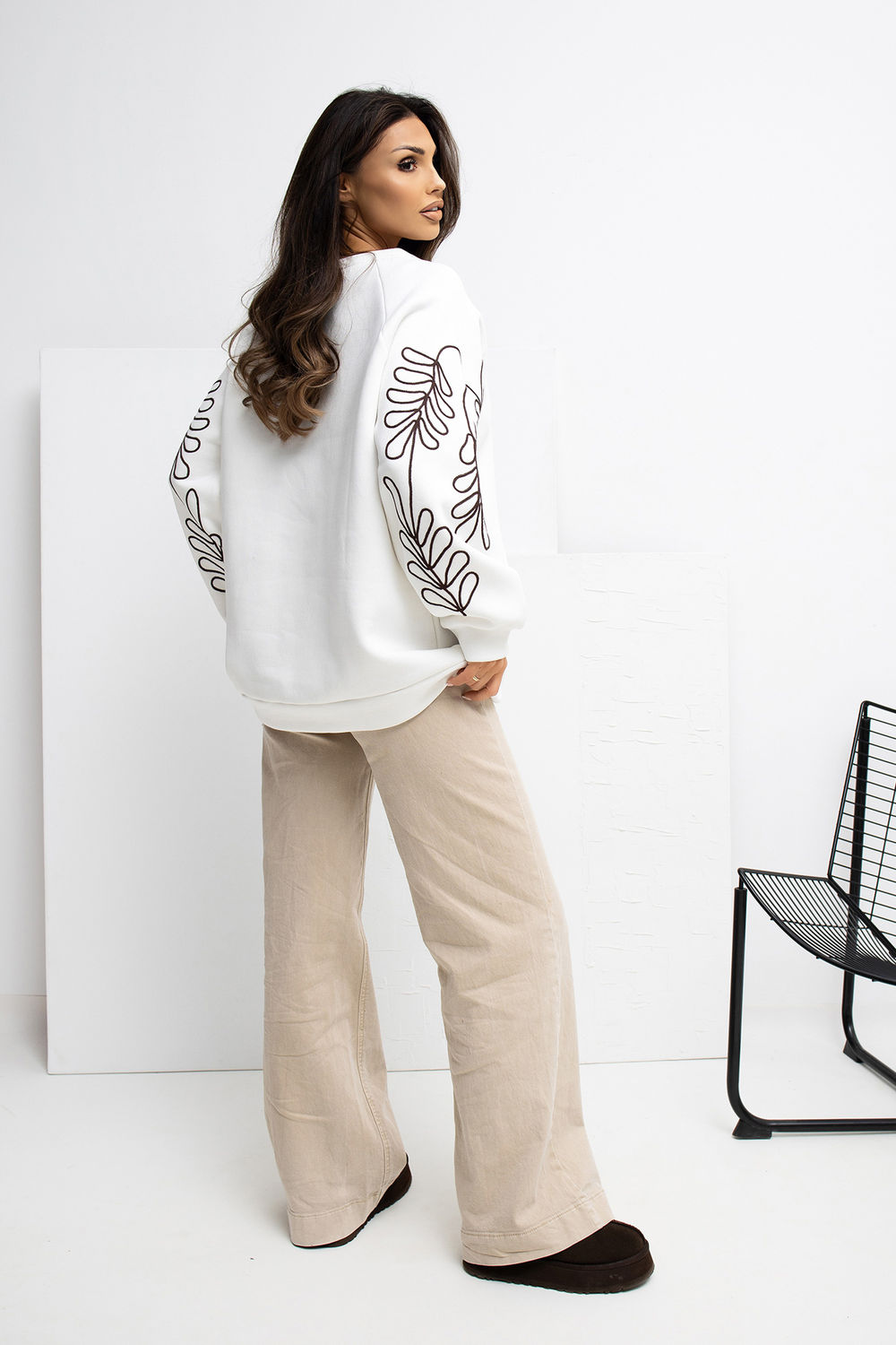 Sweatshirt beige – Image 3