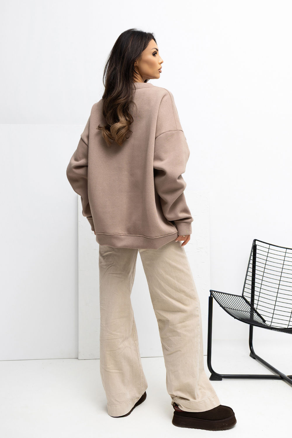 Sweatshirt beige – Image 3