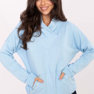 Sweatshirt bleu