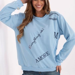 Sweatshirt bleu