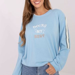 Sweatshirt bleu