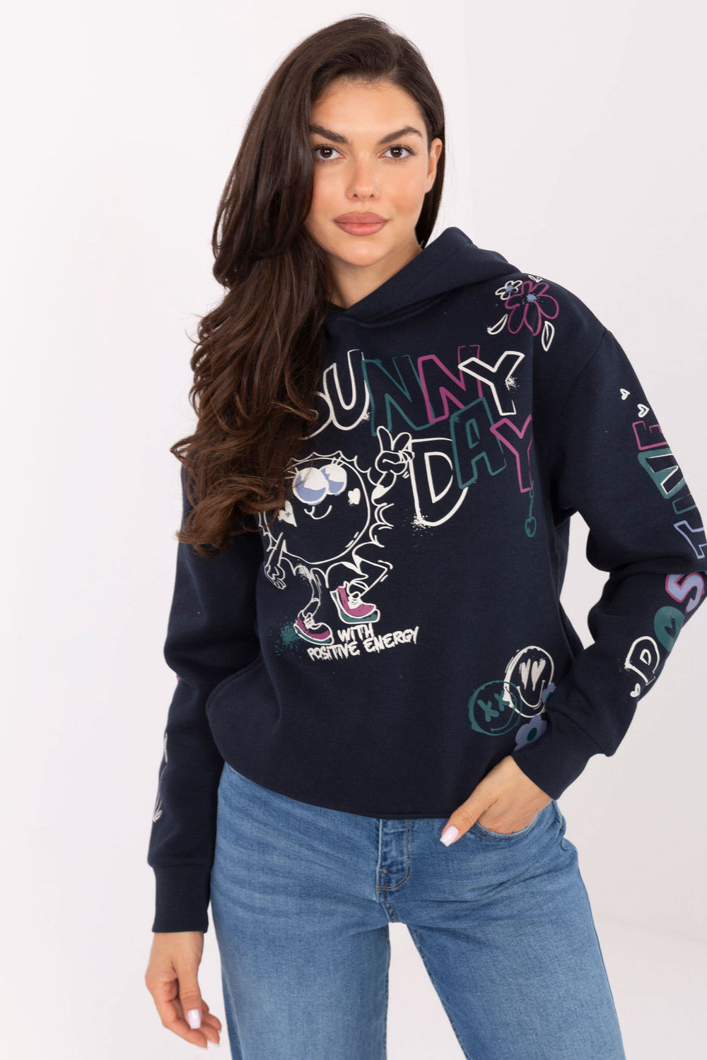 Sweatshirt bleu marine