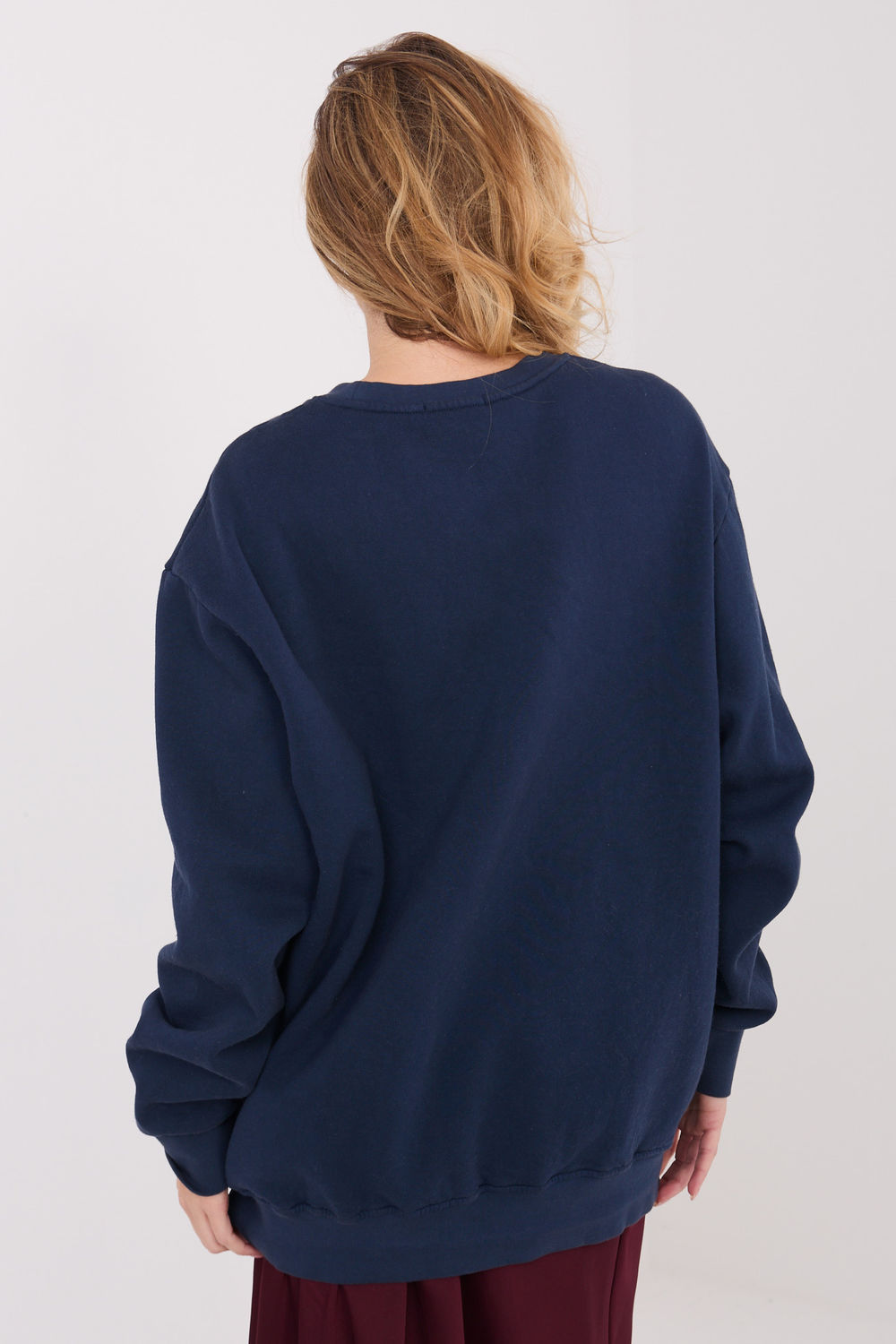 Sweatshirt bleu marine – Image 3