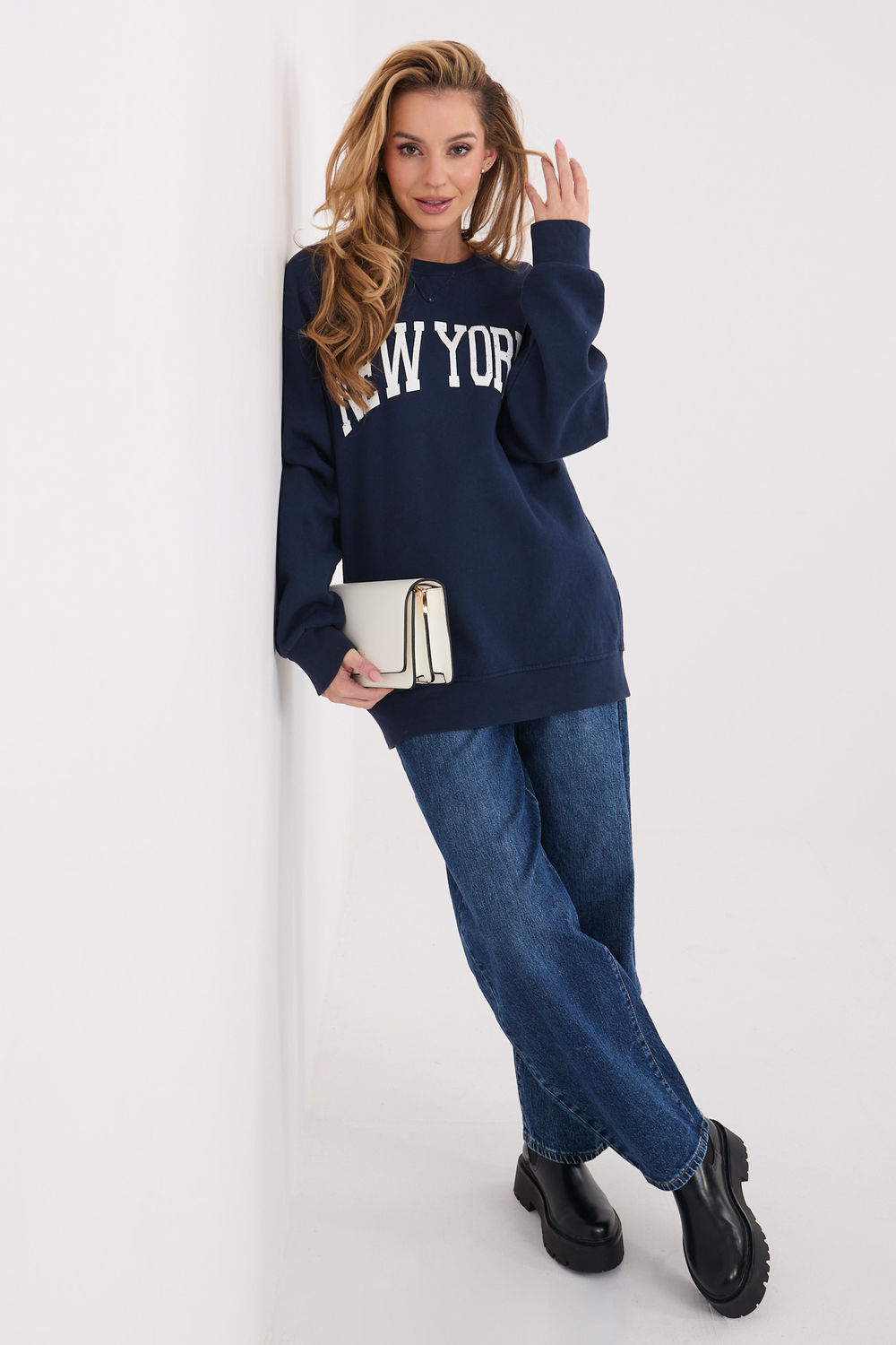 Sweatshirt bleu marine