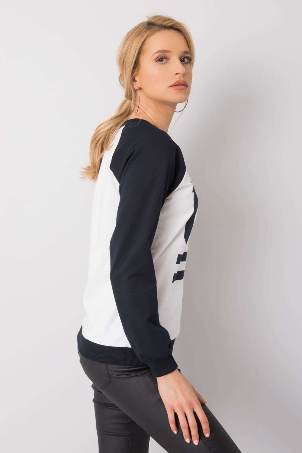 Sweatshirt bleu marine – Image 4