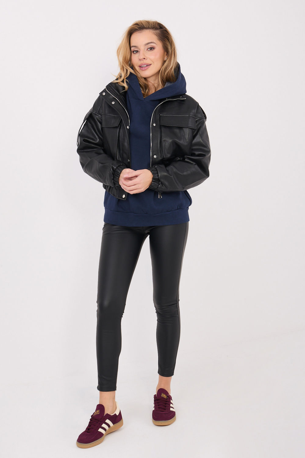 Sweatshirt bleu marine – Image 2