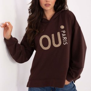 Sweatshirt brun