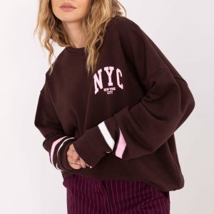 Sweatshirt brun