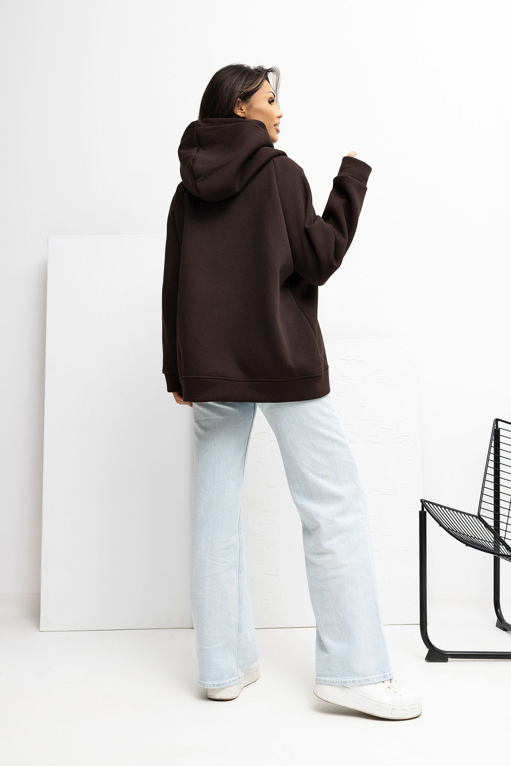 Sweatshirt brun – Image 3