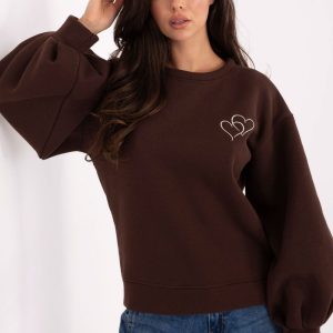 Sweatshirt brun