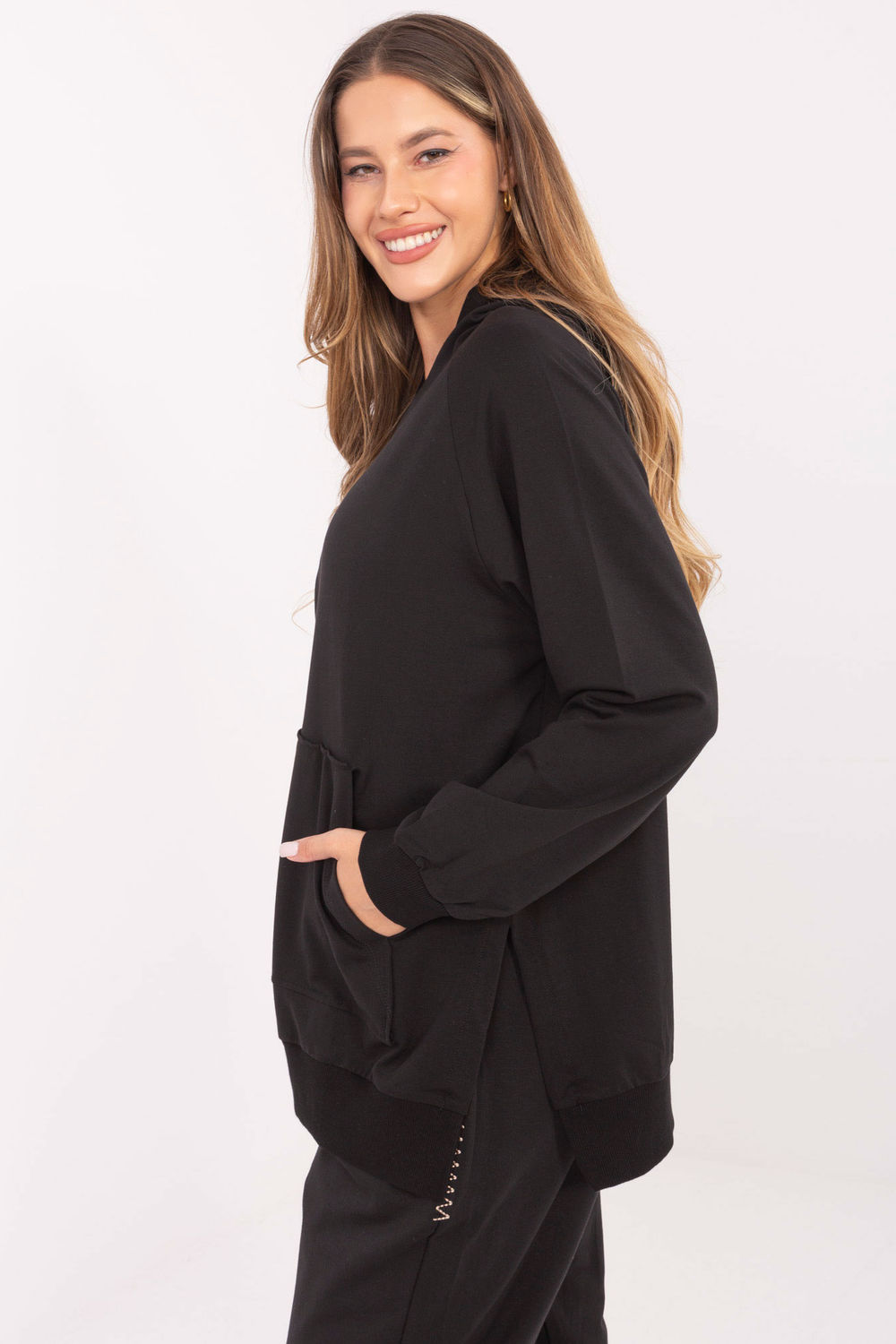 Sweatshirt noir – Image 2