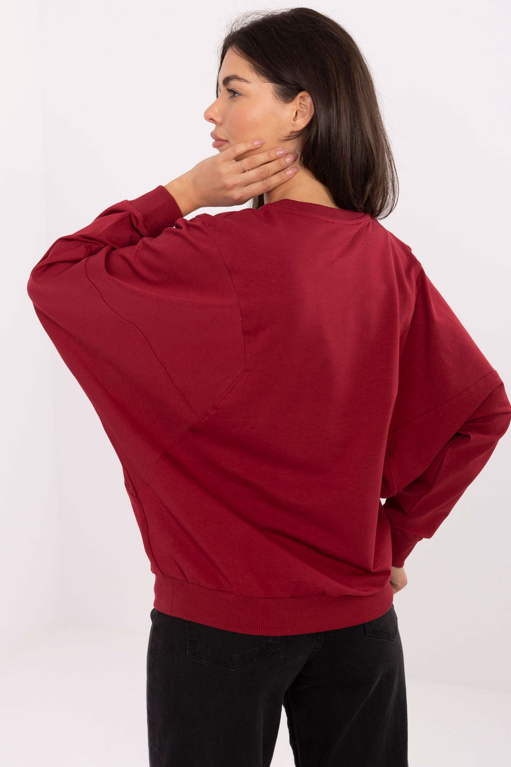 Sweatshirt rouge – Image 3