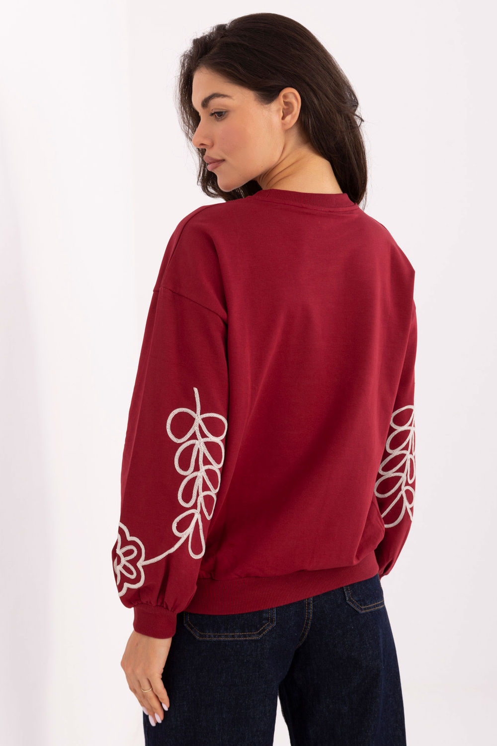 Sweatshirt rouge – Image 3