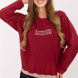Sweatshirt rouge