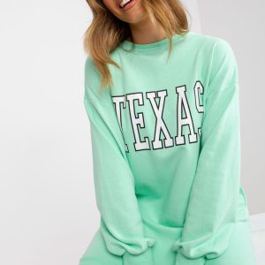 Sweatshirt vert