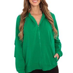 Sweatshirt vert