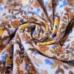 Destockage hiver 2026 – Coupon – Coupon de 2 m de velours milleraies Primula